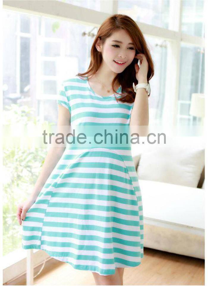 2014 hot sale women's o neck short sleeve night wear maternity clothing