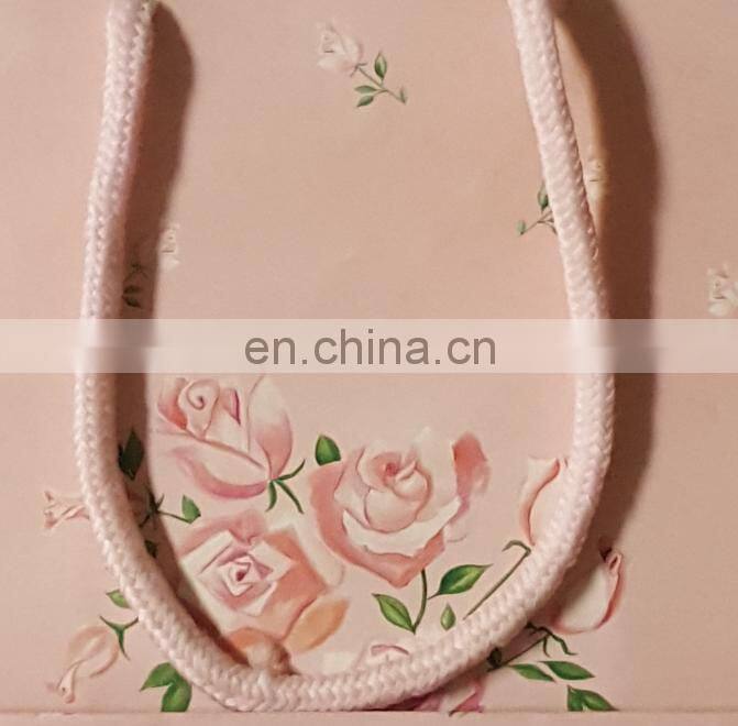 Alibaba china factory custom eco shopping gift cosmetic paper carrier bag with led light