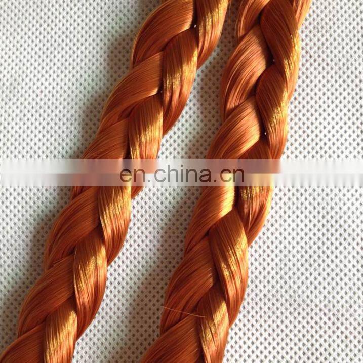 PWS-0450 Girls cosplay wigs braid Frozen anna wigs braid