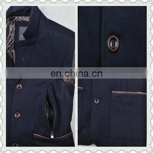 2015 last fashion mens top grade suit style cashmere coat