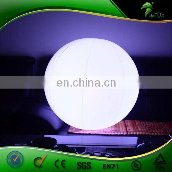 Diameter 1m Inflatable Helium LED Balloon , LED Sphere Lighting Helium Balloon