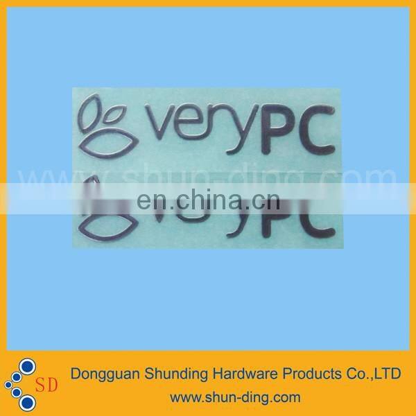 Adhesive 3D alphabet letter sticker