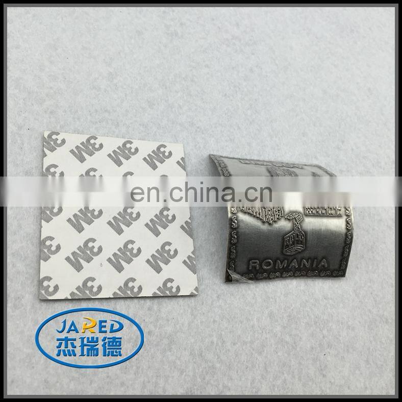 3M Adhesive Square Shape Metal Crafts Aluminum Wine Label