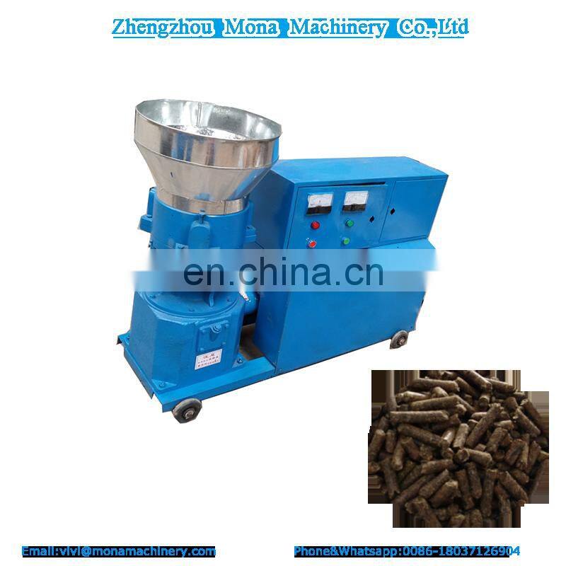 Simple Operation small flat die wood pellet mill machine for sale