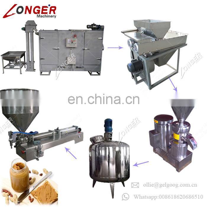 Industrial Use Low Price Sesame Paste Making Machine Nut Grinding Equipment Groundnuts Butter Production Plant