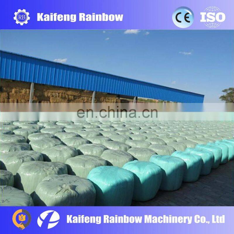 Automatic high efficiency straw bundle wrapping machine