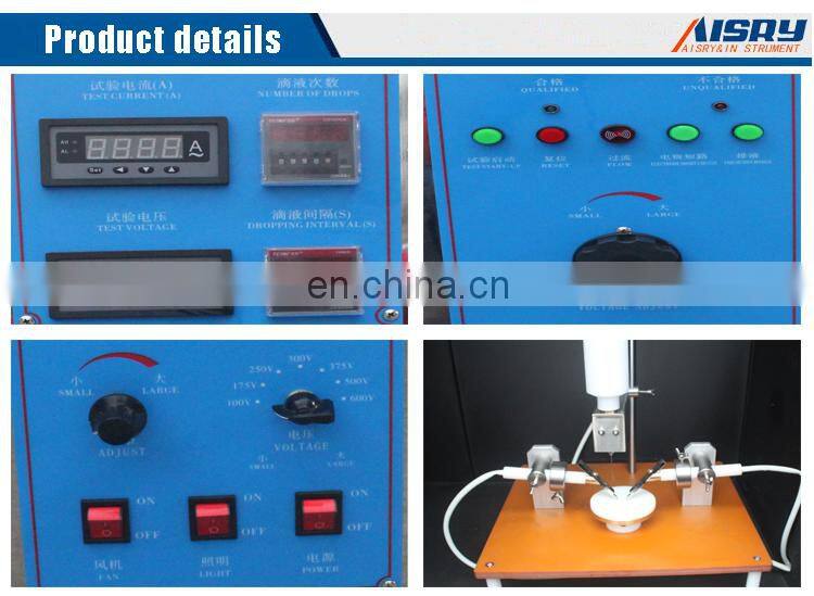 DIN EN60112 Standard Leakage Trace Tester For Insulation Materials