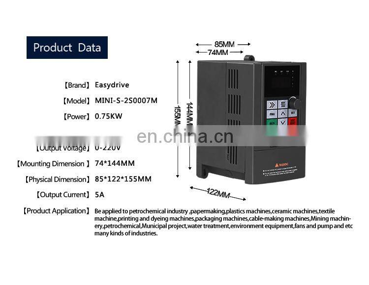 High Speed 24000RPM Engraving machines Speed Controller MINI Single phase 220VAC 0.4-1.5KW Variable Frequency Inverter with CE