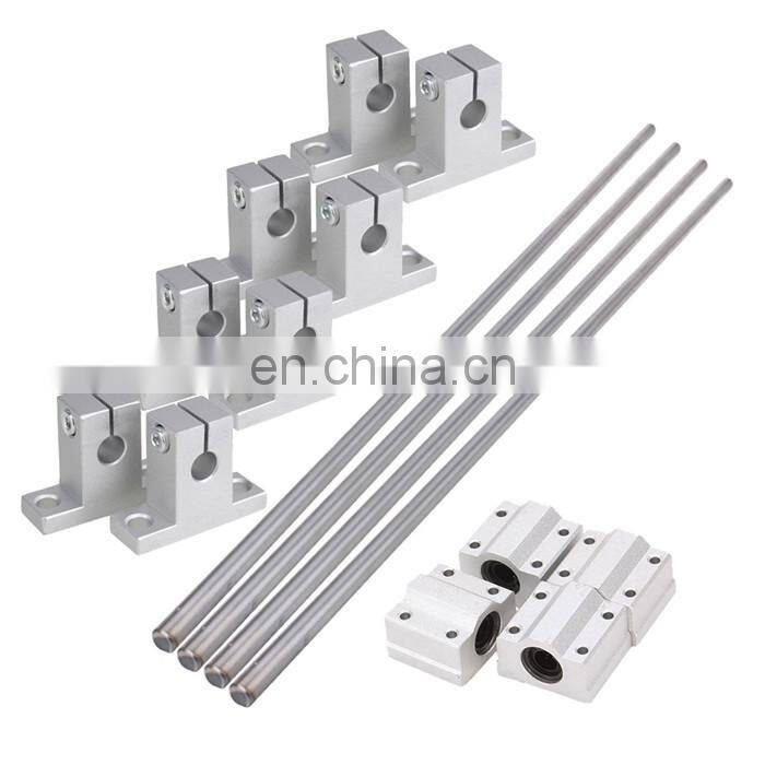 Center Linear Shaft Bearing Support Holder, Linear Bearing Block Housing, Linear Slide Bearings Unit