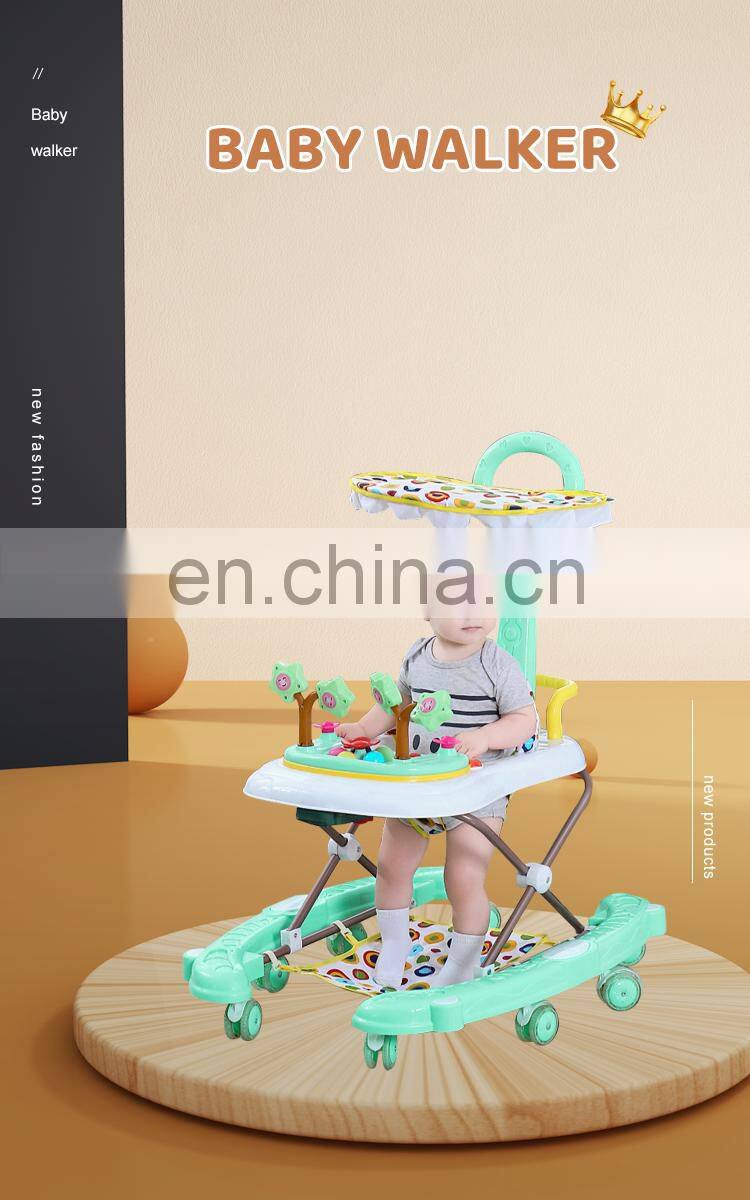 wholesale baby walker with activity table / musical and flashing light walker for baby / 2020new and popular kids baby walker