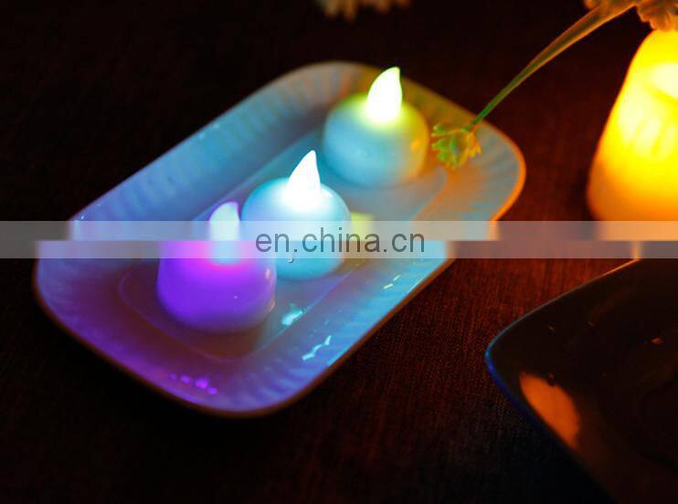 Christmas decoration waterproof driving light up submarine tea led candle for parties