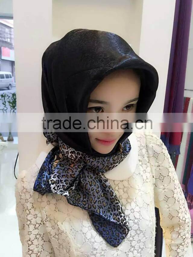 S135 new style silk muslem square scarf