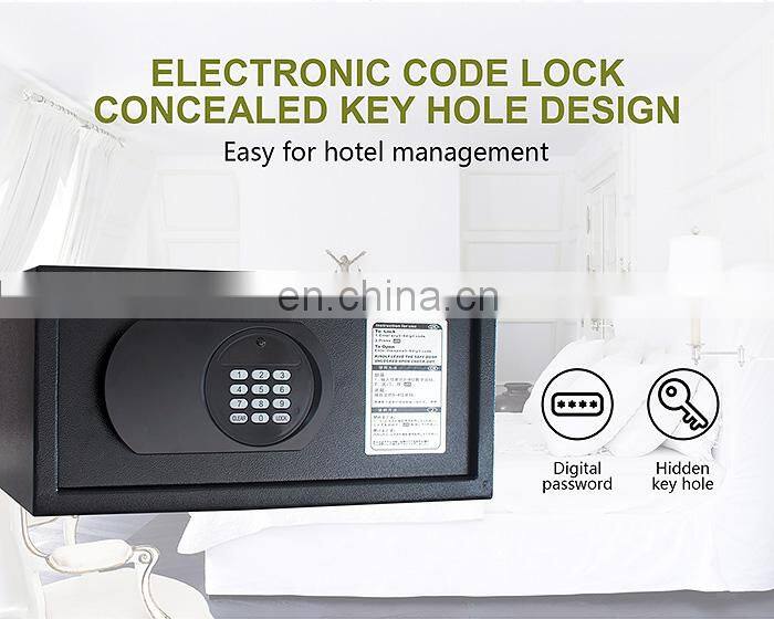 Honeyson automatic door opening best hotel safe box for stars hotel