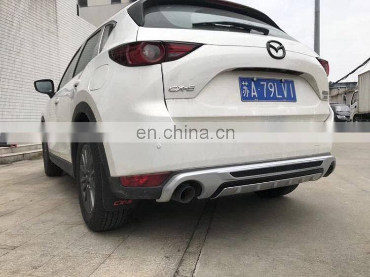 car front & rear bumper guard accessories skid plate for 2017 Mazda CX-5