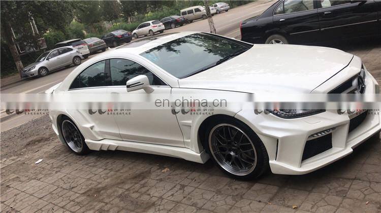 Perfect fitment VTT style wide body kit for Mercedes Benz cls class w218 front bumper rear bumper side skirts fender  spoiler