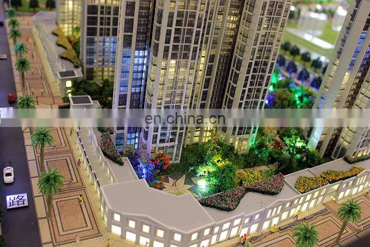 Guangzhou model making, luxury residential house modeling in architecture