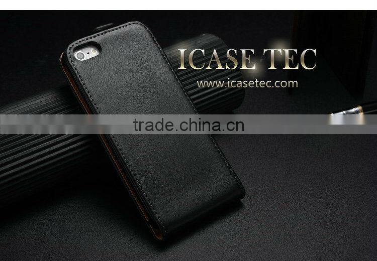 for iphon5 leather cover, fashion flip leather cover for iphone5