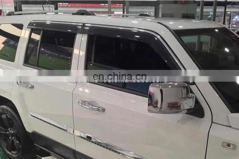 Window visor for Jeep Patriot 2011+ sun visor weather shield deflector guard rain shield accessories