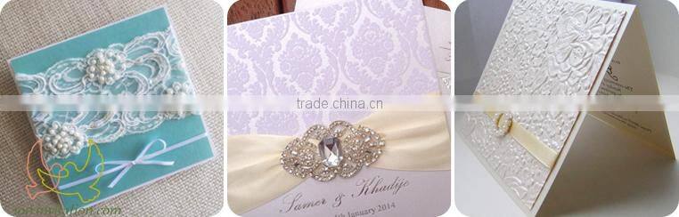 Rustic Kraft Lace Wedding Invitation