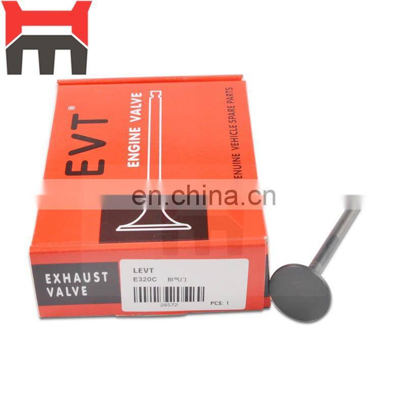 6D114 Engine Cylinder head exhaust valve intake valve 3942589 3942588 For PC300-8 PC350-8