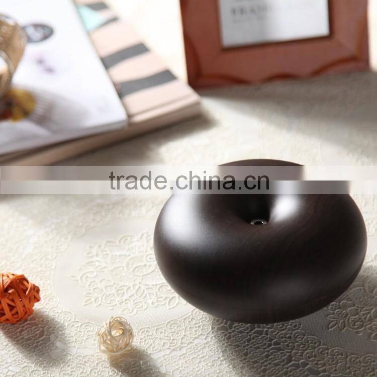 Ultrasonic Ion Humidifier Purifier Aroma Air Aromatherapy Essential Oil Diffuser Ionizer Dark Wood Grain Apple Version