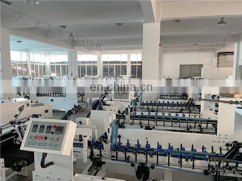 UFG800B Automatic Anti-heat Hot Coffee Insulated Paper Cup Carton Sleeve Fan Folder Gluer Making Machine