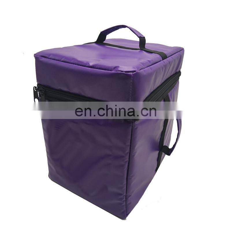 China Wholesale High Quality OEM Branded Transport Collapsible Cooler Bag Insulated Leakproof Food Delviery Bags Thermal Box