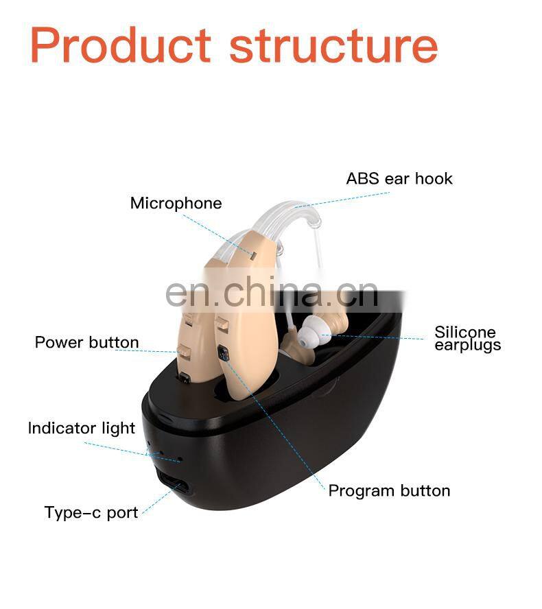 Hearing Aids Rechargeable BTE Hearing Ampilifer Audifono Para Sordo Horgerat Ear & Hearing Aids for Seniors