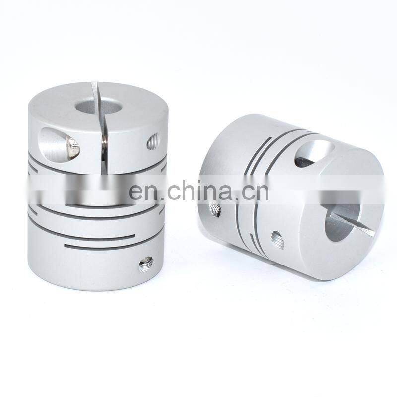 Cnc Flexible Shaft Coupling Double Diaphragm Clamp Series Shaft Couplings Aluminum Coupling For Encoder And Miniature Moto