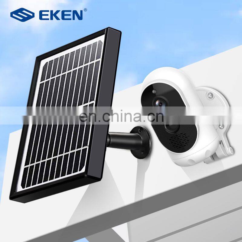 IP65 WIFI Weatherproof Motion Detection EKEN AStro 1080P Battery Wireless IP Camera with Solar Panel