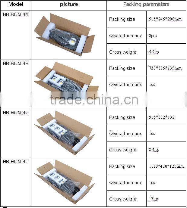 50w 100w 150W 200w LED Street Light, IP67 5 years warranty LED Street Light