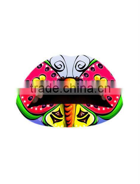 factory supply water transfer lip sticker with SGS certificate
