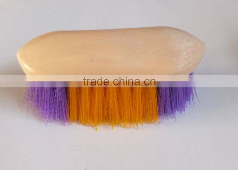 horse dandy brush with colorful bristle for grooming/horse products