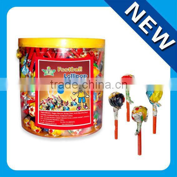 12g Whistle Football Lollipop
