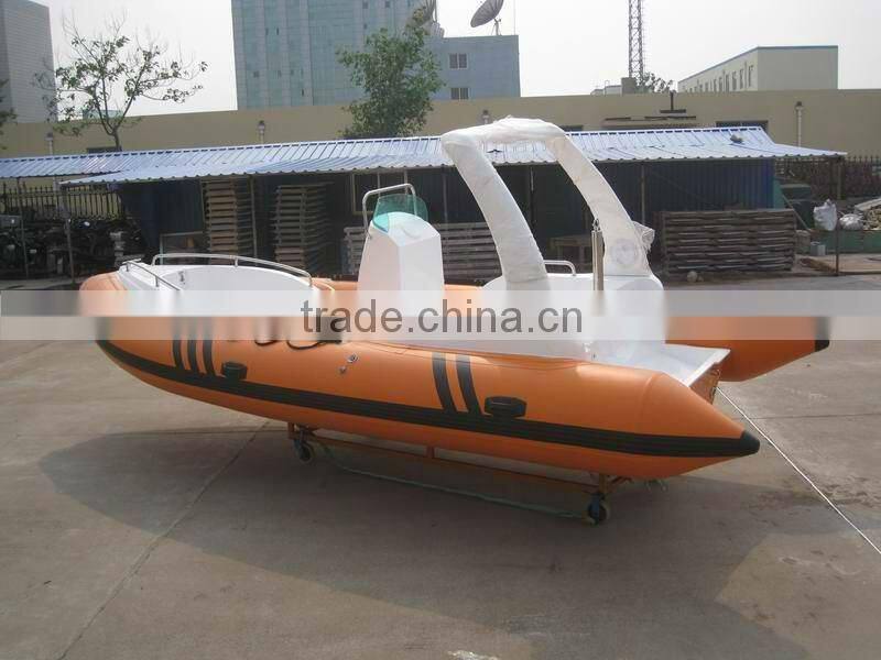 RIB580 Hypalon/PVC Boat inflatable Boat rescue boat