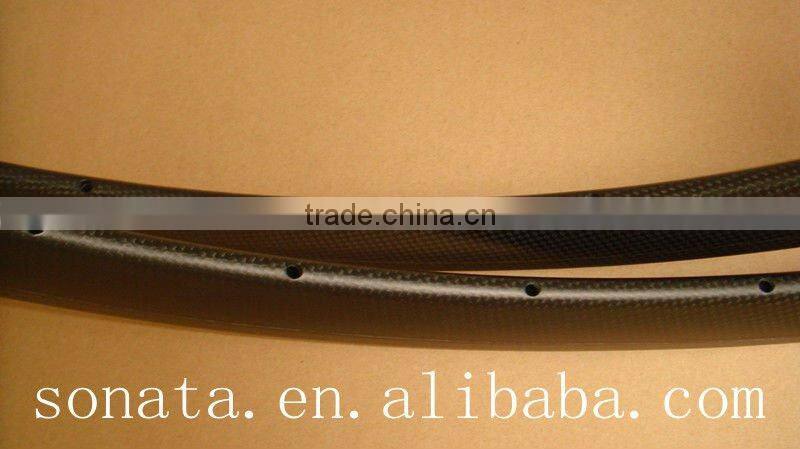 Light carbon tubular 38mm matte rim