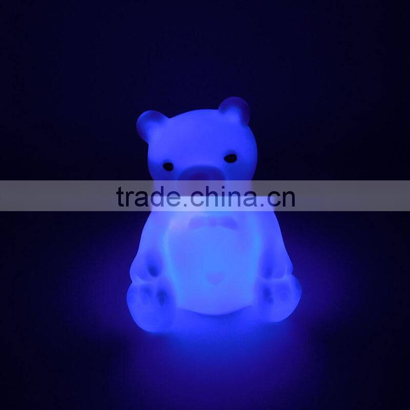 Plastic Honey Bear Plastic Electronic Toys Pvc Vinyl Wild Animal Toy