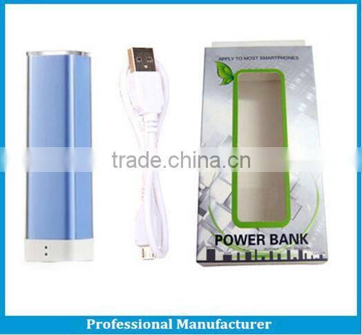 2015 colorful lipstick charger power bank 600mAh from Shenzhen factory