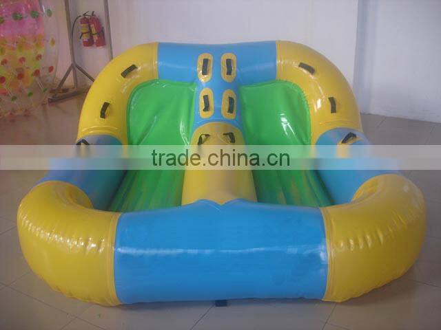 adult inflatable fly fish / fly fish boat for water sport / flying fish