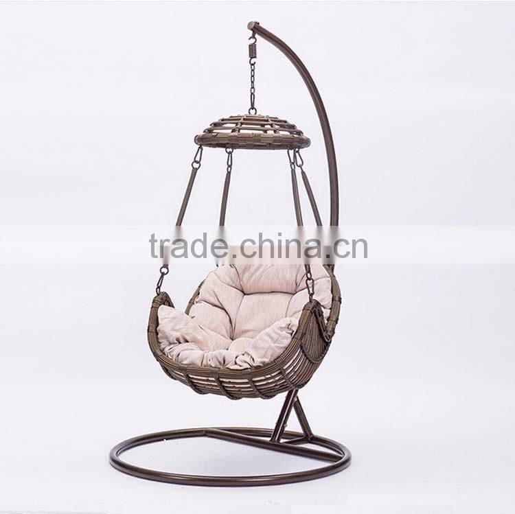 Single Seat Balcony Rattan Springs for Swing Chair Singapore Swing Egg Chair