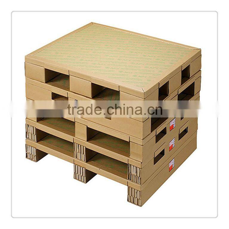 Logistic paper pallet one time used free fumigation for cargo transportation