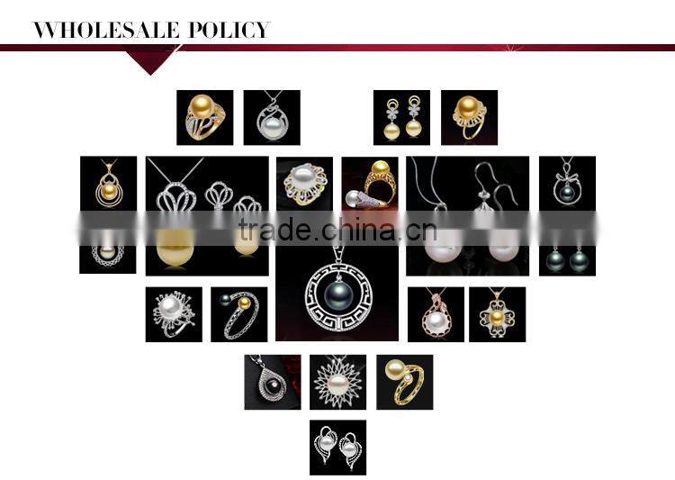 2015 Fashion fish style wholesale 925silver pearl earring mounting