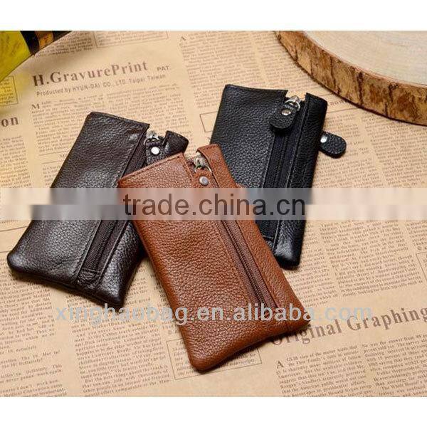 Cowhide leather bag high quality bag key holder 2014