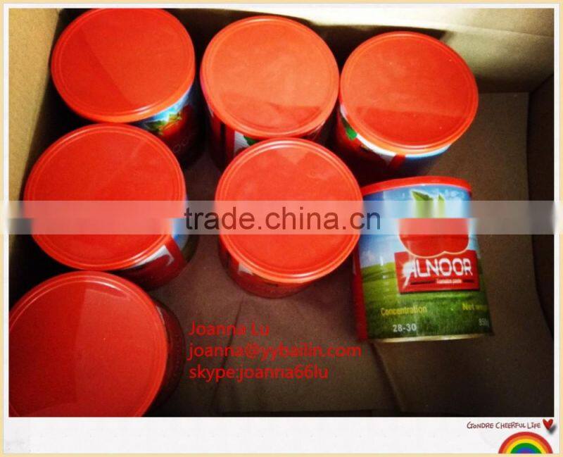 Factory supply high concentrated 70g-3KG CANNED TOMATO PASTE