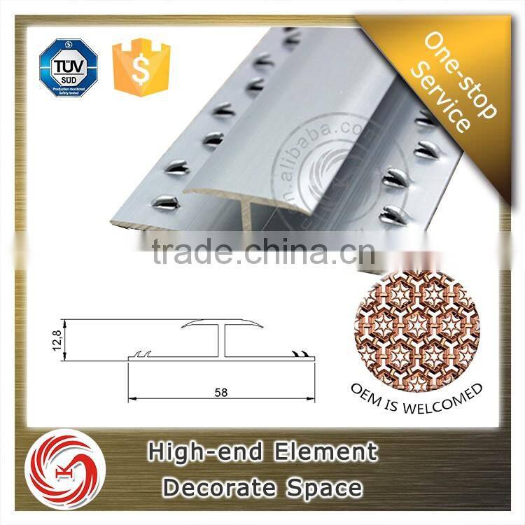 Brushed carpet cover strips laminate square edge trim carpet edge trim