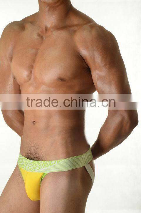 Cotton Fabric China Factory embroidery Waist Brief for Adult
