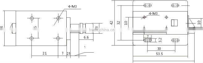 Electric Mortise Lock XG03 for door security