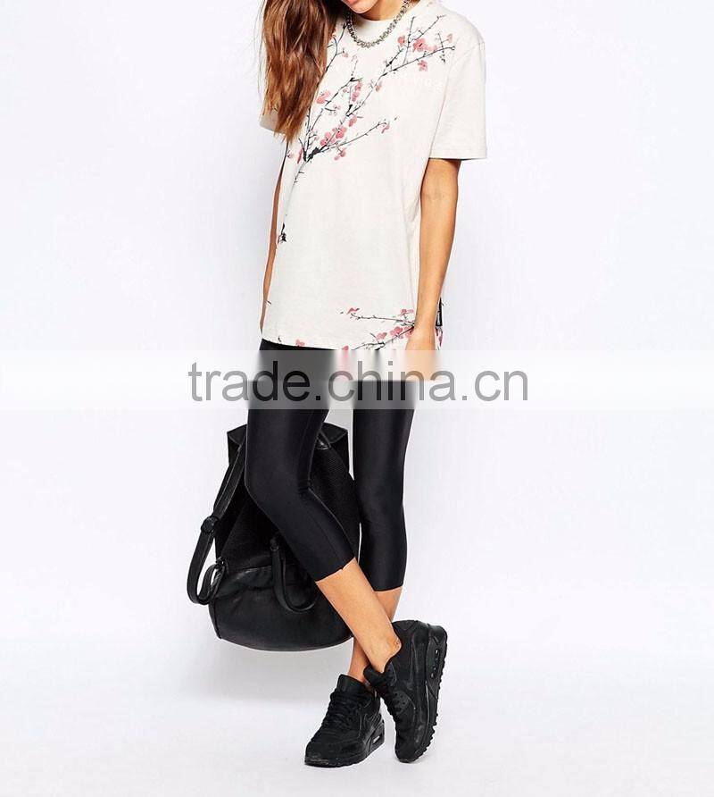 Titoni print t-shirt girl dress design for women sex sport wear wholesaler