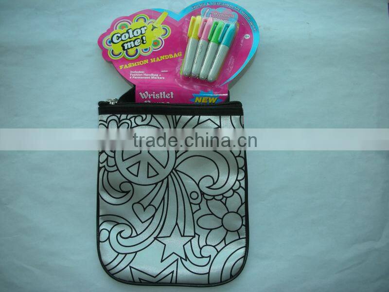 Drawing fashion handbag for kids