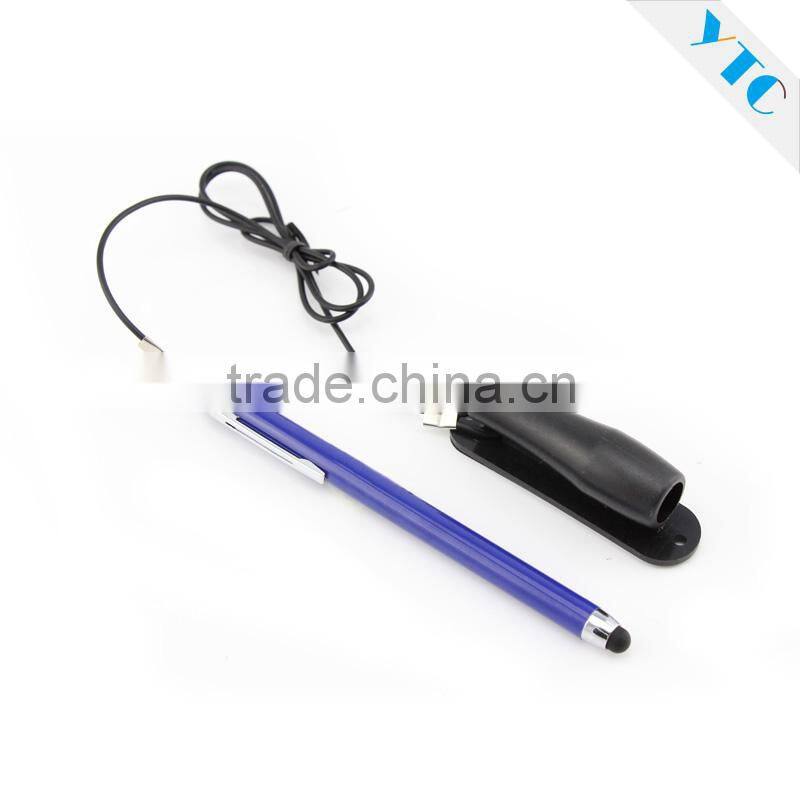 Stylus pen with touch top, ball pen, good quality small screen touch stylus